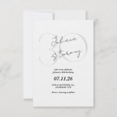 Modern, Simple 30th Birthday Invitation (Devant)