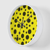 Modern Simple Black polka dot yellow pattern (Hoek)