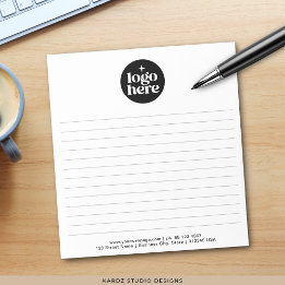 Modern Simple Business Logo Notepad Notitieblok
