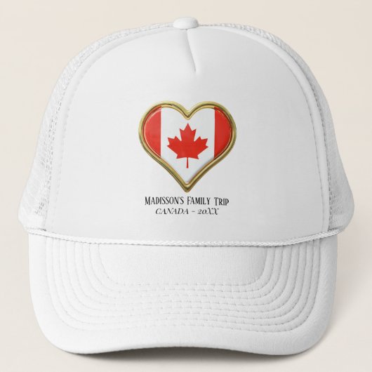 Modern Simple canada Trucker Hat Pet (Voorkant)