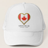 Modern Simple canada Trucker Hat Trucker Pet (Voorkant)