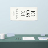 Modern Simple Chic Wedding Spandoek (Beurs)