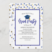 Modern Simple Class of 2025 Afstudeerder Party Inv Kaart (Voorkant / Achterkant)