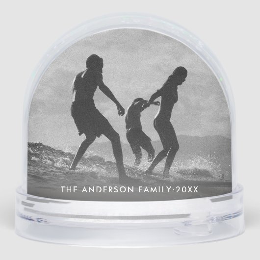 Modern Simple Create Your Own 2 Photo Keepsake (Arrière)