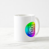 Modern Simple Custom Business Logo Template mug (Devant droit)