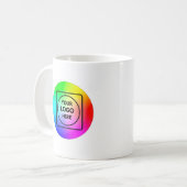 Modern Simple Custom Business Logo Template mug (Devant gauche)
