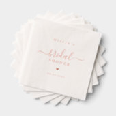 Modern simple elegant script bridal shower party (Insitu (empilé))