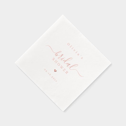 Modern simple elegant script bridal shower party (Droite)