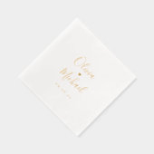 Modern simple elegant script couples names wedding (Droite)
