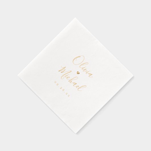 Modern simple elegant script couples names wedding (Droite)