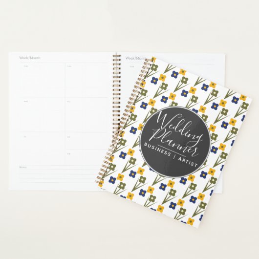 Modern Simple Floral Wedding Planner (Display)