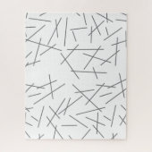 Modern, simple, messy graphic line pattern legpuzzel (Verticaal)