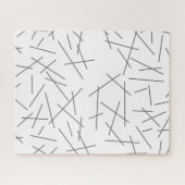 Modern, simple, messy graphic line pattern legpuzzel (Horizontaal)
