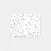 Modern, simple, messy graphic line pattern post-it® notes (Voorkant)