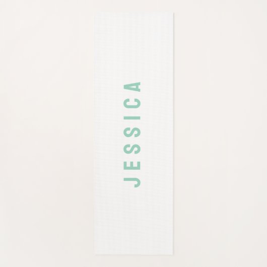 Modern Simple Minimalist Name Yogamat (Voorkant)