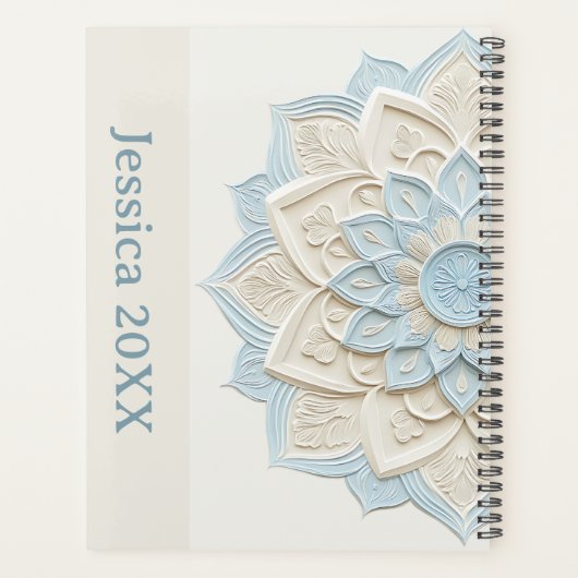 Modern Simple Pretty Colorful Cute Mandala Planner (Dos)