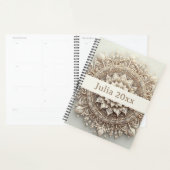 Modern Simple Pretty Cute Beige Mandala (Devant avec enveloppe)