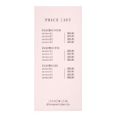 Modern Simple Professional Logo Menu Price List (Dos)