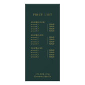 Modern Simple Professional Logo Menu Price List (Dos)