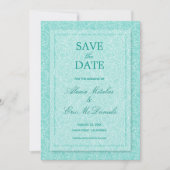 Modern Simple Roos Floral Wedding Save The Date (Voorkant)