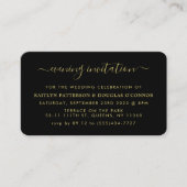 Modern Simple Script Soirée Invitation de billet (Devant)