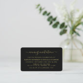 Modern Simple Script Soirée Invitation de billet (Debout devant)
