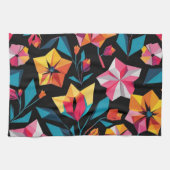 modern Simple Star geometric colorful pattern Theedoek (Horizontaal)