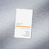 Modern Simple Trendy Minimalist Magnetisch Visitekaartje (Voorbeeld)