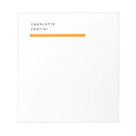 Modern Simple Trendy Minimalist Notitieblok