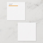 Modern Simple Trendy Minimalist Notitiekaartje (Voorkant / Achterkant)
