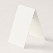 Modern Simple Trendy Minimalist Plain Cream Visitekaartjes (Achterkant)