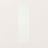 Modern Simple Trendy Minimalist Plain Cream Visitekaartjes (Binnenkant ongevouwen)