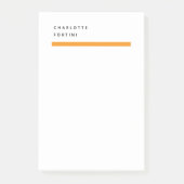 Modern Simple Trendy Minimalist Post-it® Notes (Voorkant)