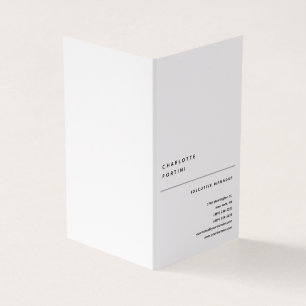 Modern Simple Trendy Minimalist Visitekaartjes