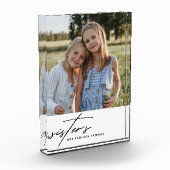 Modern Sisters Script Aangepast Fotoblokken (Links)