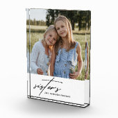 Modern Sisters Script Aangepast Fotoblokken (Rechts)