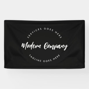 Modern sjabloon voor logo aanpasbaar en bewerkbaar spandoek