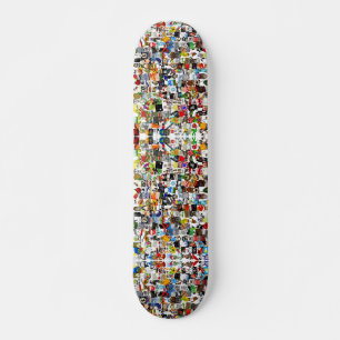 Modern skateboard deck
