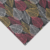 Modern Skeleton verliest najaar patroon Tissuepapier (Detail)