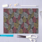 Modern Skeleton verliest najaar patroon Tissuepapier (Craft)