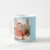 Modern Sky Blue Mok (Voorkant links)