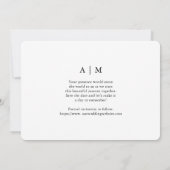 Modern Sla de datum foto bruiloft Kaart (Achterkant)