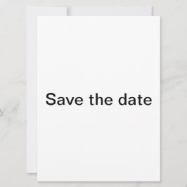 Modern sla de datum op save the date