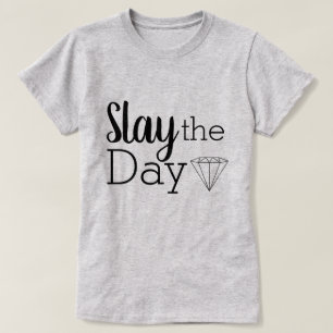 Modern Slay de dag diamant T-shirt