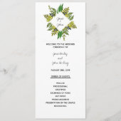 Modern sloopprogramma programma (Voorkant)