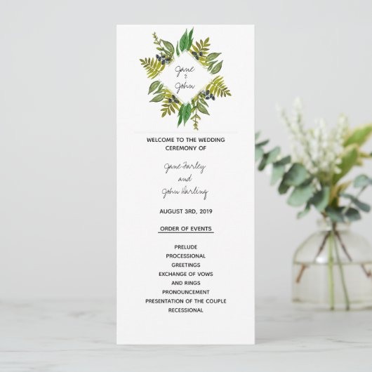 Modern sloopprogramma programma (Staand voorkant)