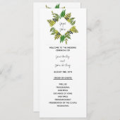 Modern sloopprogramma programma (Voorkant / Achterkant)