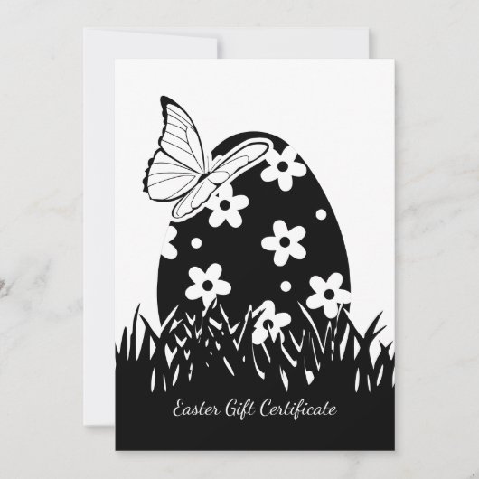 Modern Small Business Pasen Cadeaubon (Voorkant)