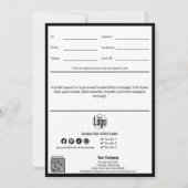 Modern Small Business Pasen Cadeaubon (Achterkant)