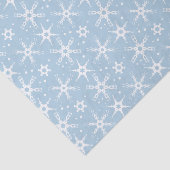 Modern Snowflake All-over Patroon Weefsel Papier (Detail)